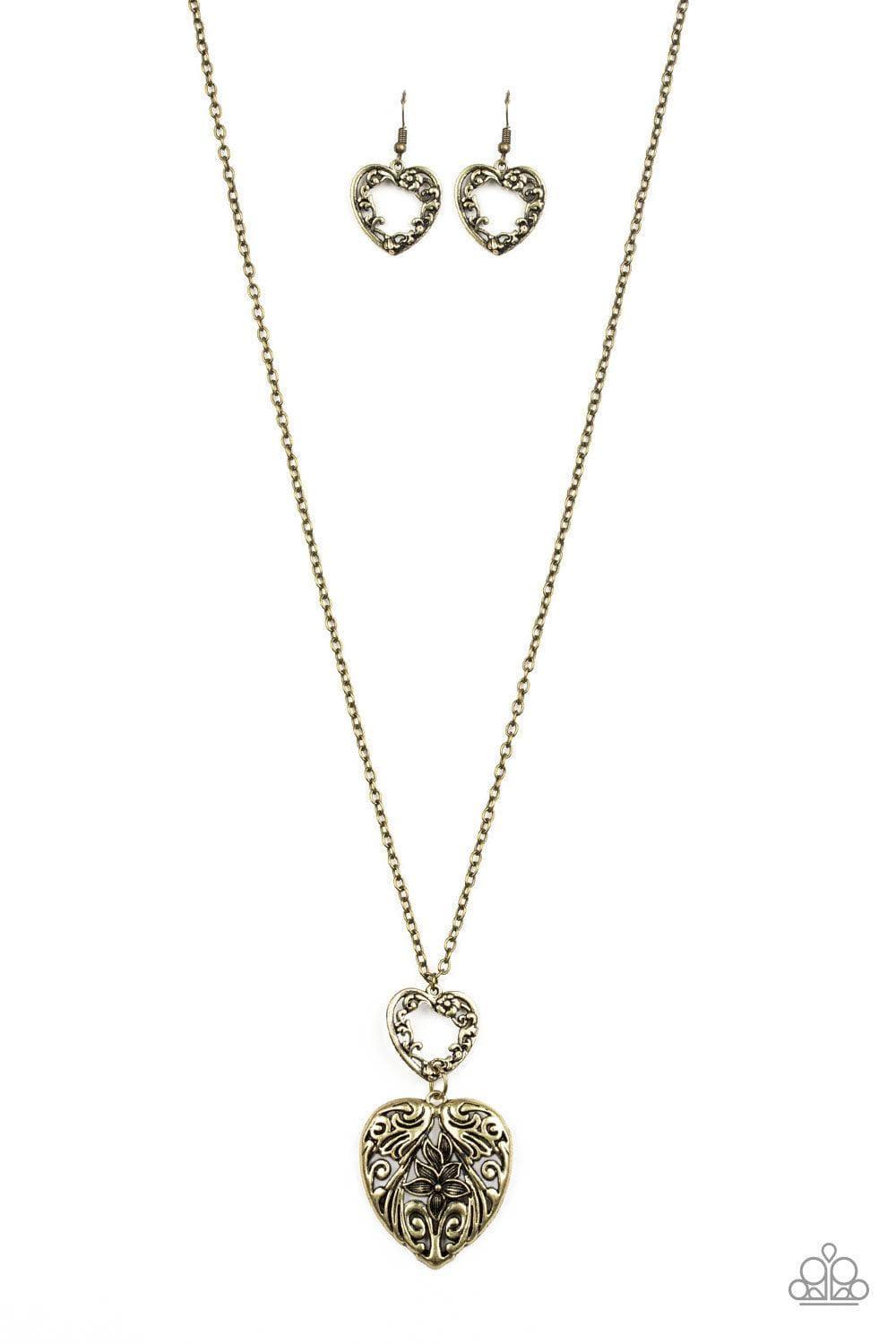 Long Necklace - Paparazzi Solar Swirl - Brass Necklace – A Finishing Touch  Jewelry