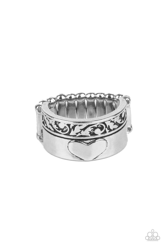 Paparazzi Accessories - Garden Romance - Silver Ring - Bling by JessieK