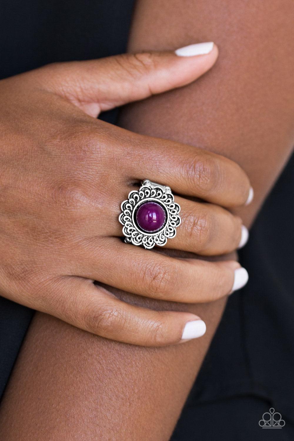 Paparazzi Accessories - Garden Stroll - Purple Ring - Bling by JessieK