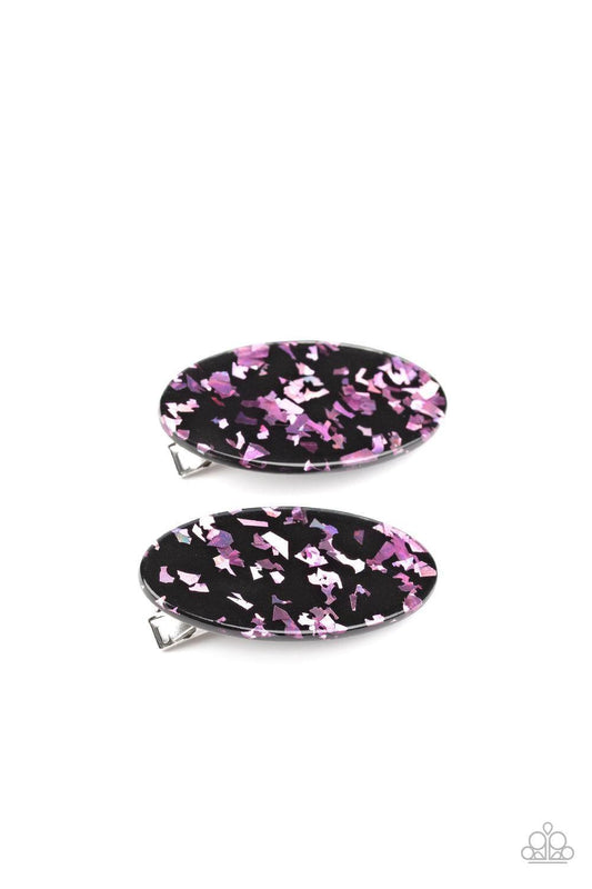 Paparazzi Accessories - Get Oval Yourself! - Pink Hair Clips - Bling by JessieK
