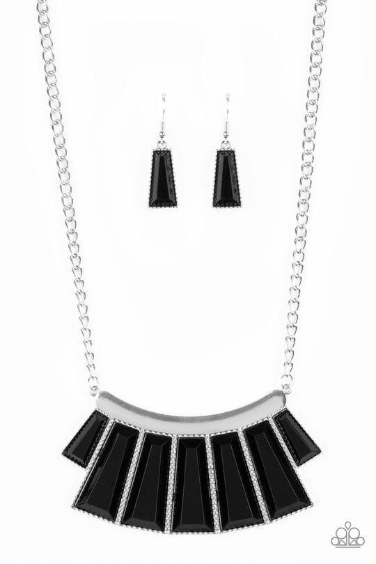 Paparazzi Accessories - Glamour Goddess - Black Necklace - Bling by JessieK