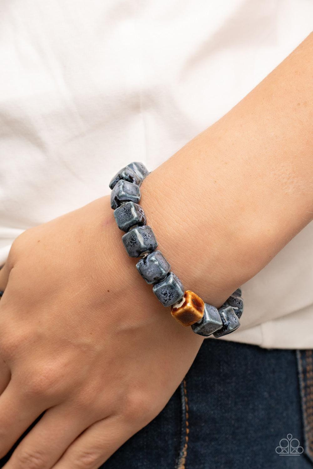 Paparazzi Jewelry Glaze Craze Blue Urban Bracelet Bling By Jessiek Bling by JessieK