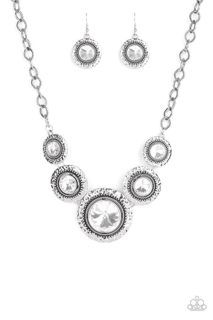 Paparazzi Accessories - Global Glamour - White Necklace - Bling by JessieK