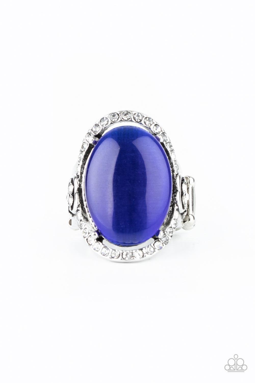 Paparazzi Accessories - Happily Ever Enchanted - Blue Ring - Bling by JessieK