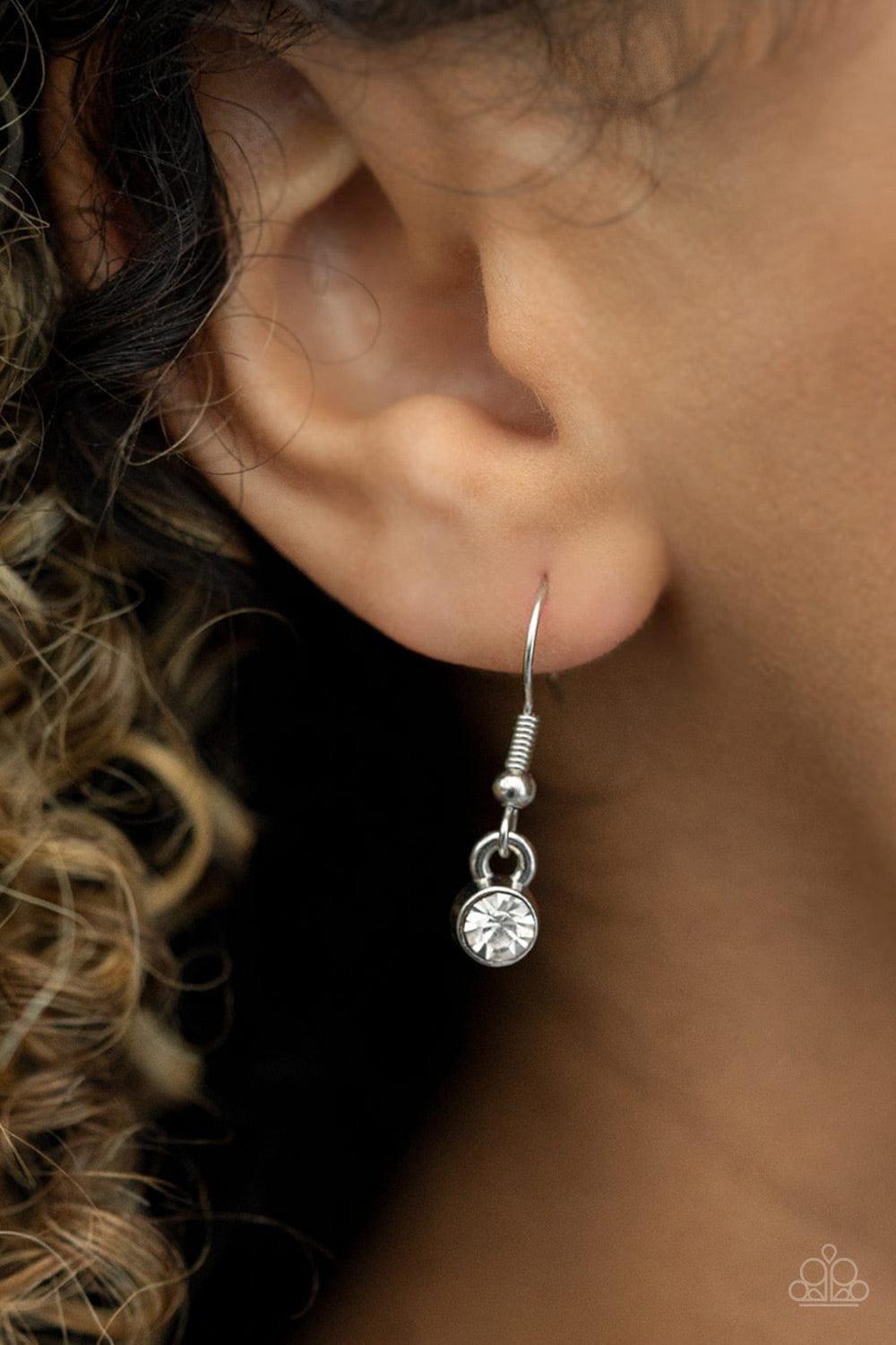 Paparazzi Accessories - Heiress Of Them All - White Necklace - Bling by JessieK