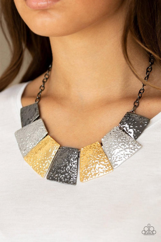 Paparazzi Accessories - Here Comes The Huntress - Multicolor Necklace - Bling by JessieK