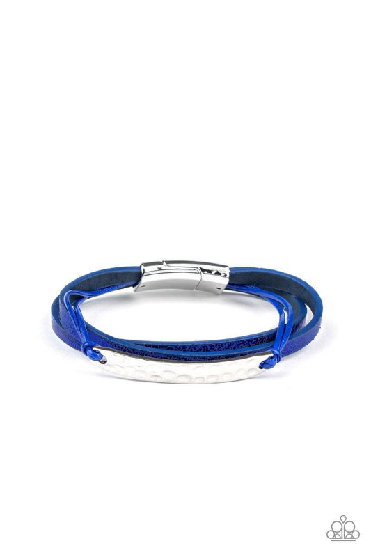 Paparazzi Accessories - High-strung Style - Blue Bracelet - Bling by JessieK