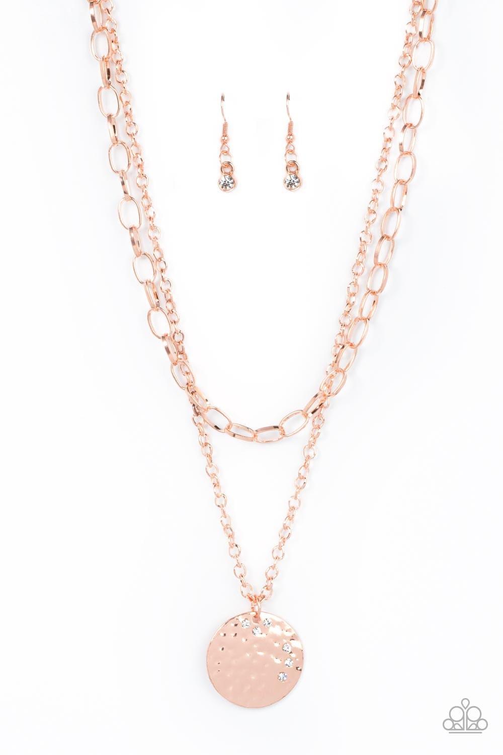Paparazzi Accessories - Highlight Of My Life - Copper Necklace - Bling by JessieK