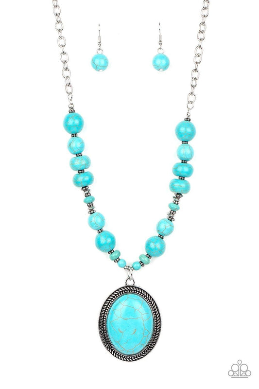 Paparazzi Accessories - Home Sweet Homestead - Blue Necklace - Bling by JessieK