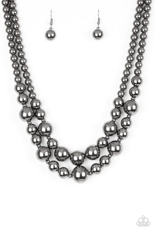 Paparazzi Accessories - I Double Dare You - Black Necklace - Bling by JessieK