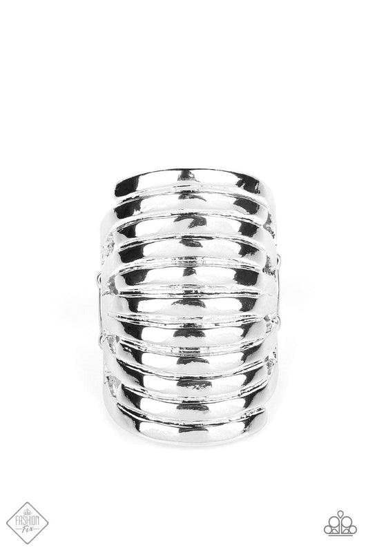 Paparazzi Accessories - Imperial Glory - Silver Ring - Bling by JessieK