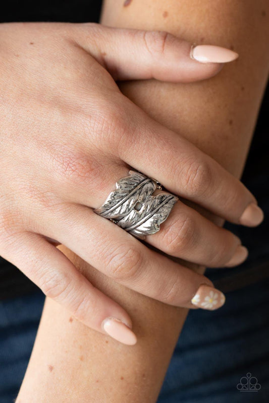 Paparazzi Accessories - Inner Flight - Silver Ring - Bling by JessieK