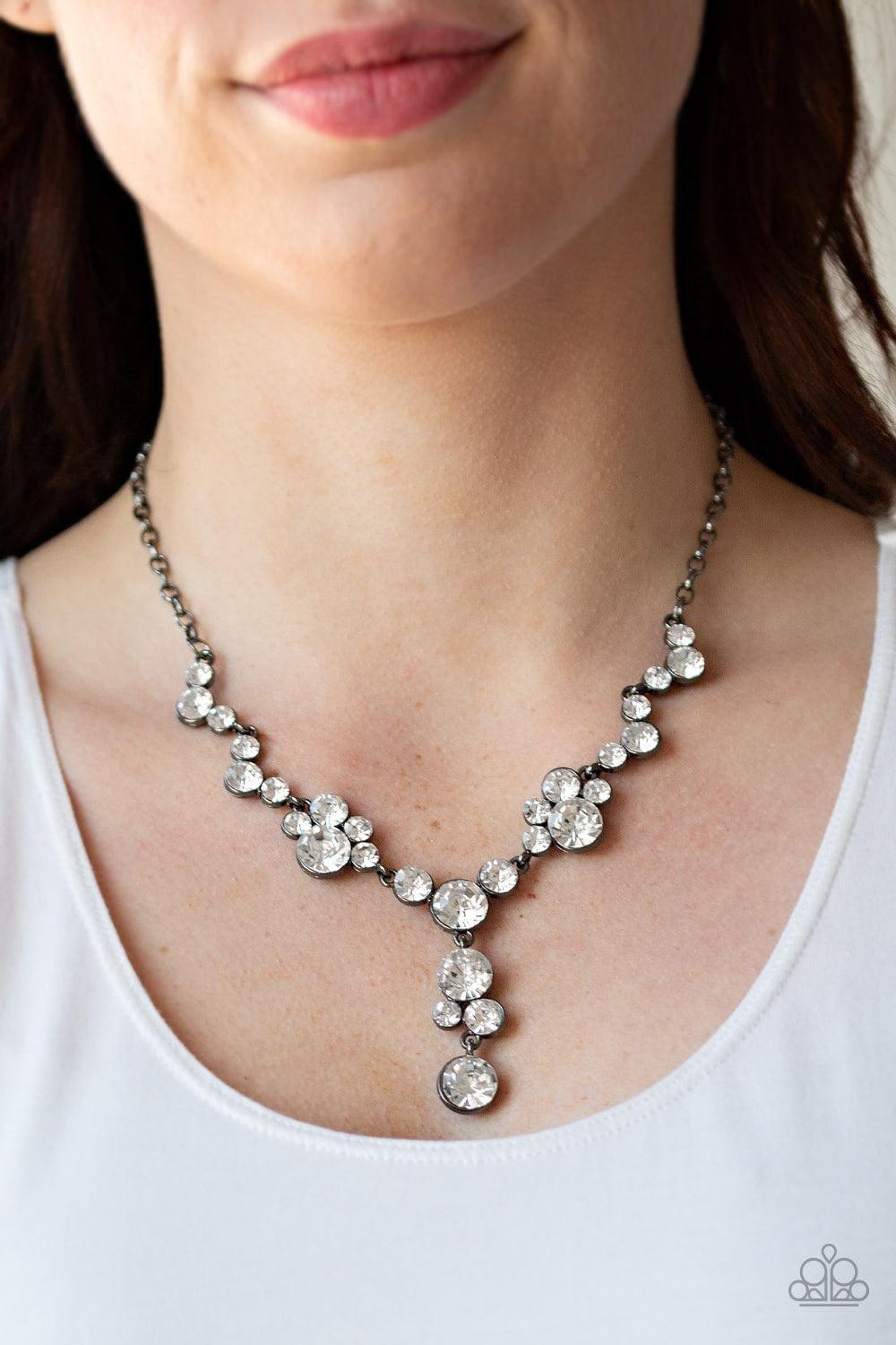 Paparazzi Accessories - Inner Light - Black Necklace - Bling by JessieK