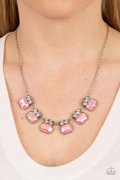 Paparazzi Accessories - Interstellar Inspiration - Pink Necklace - Bling by JessieK