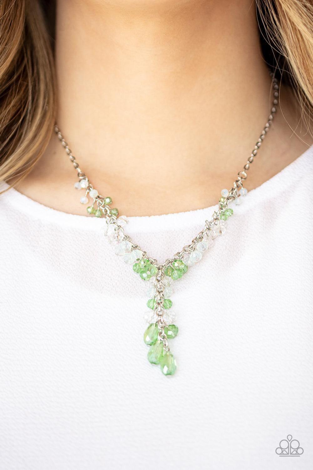 Paparazzi emerald green necklace online