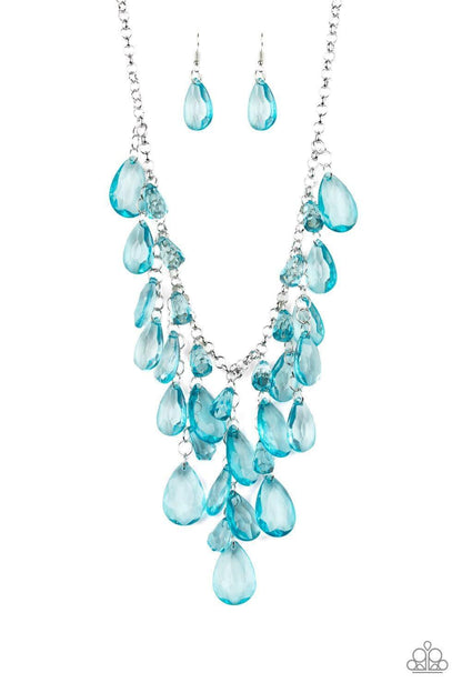 Paparazzi Accessories - Irresistible Iridescence - Blue Necklace - Bling by JessieK