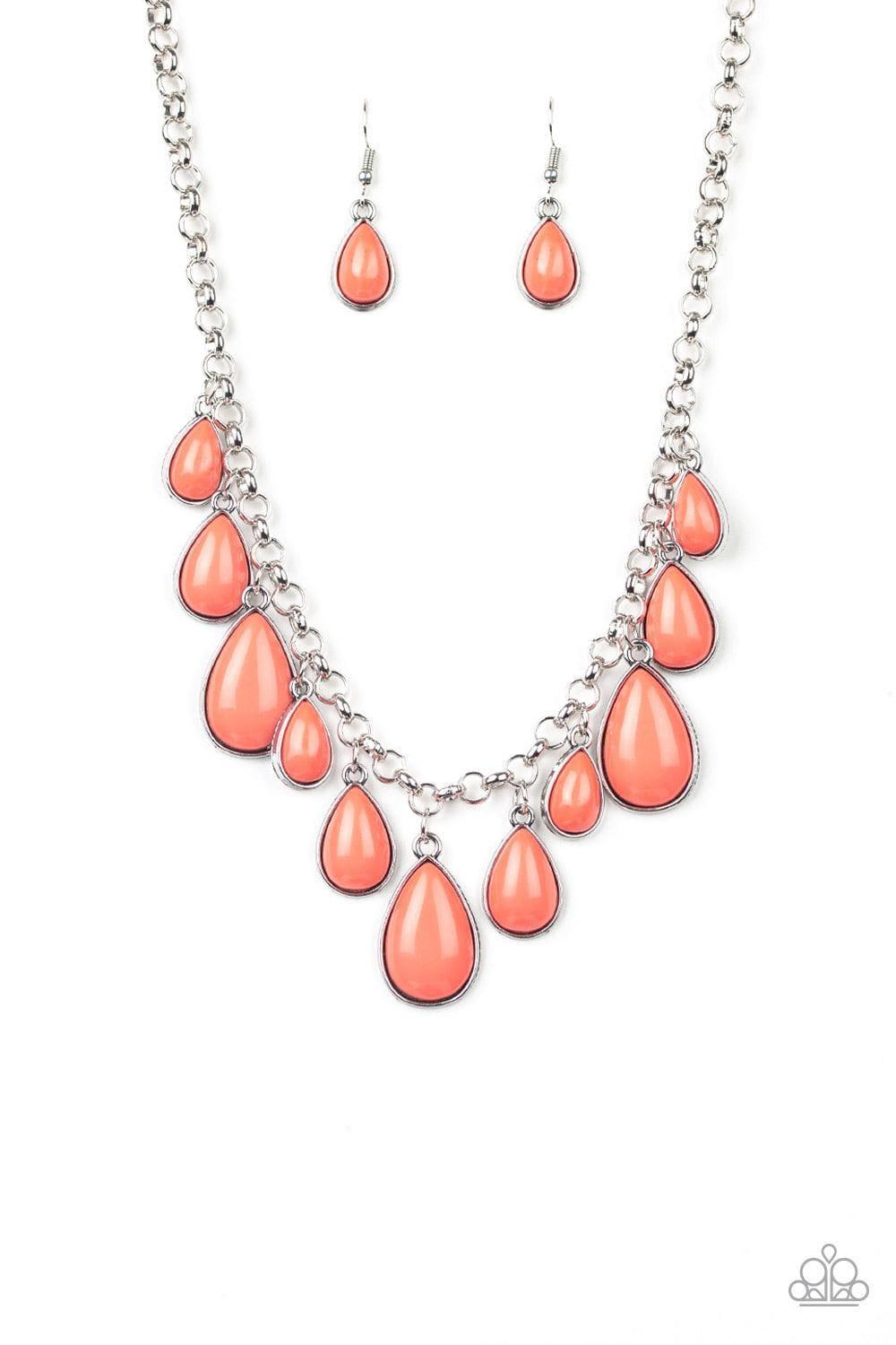 Paparazzi Accessories - Jaw-dropping Diva - Coral Necklace - Bling by JessieK