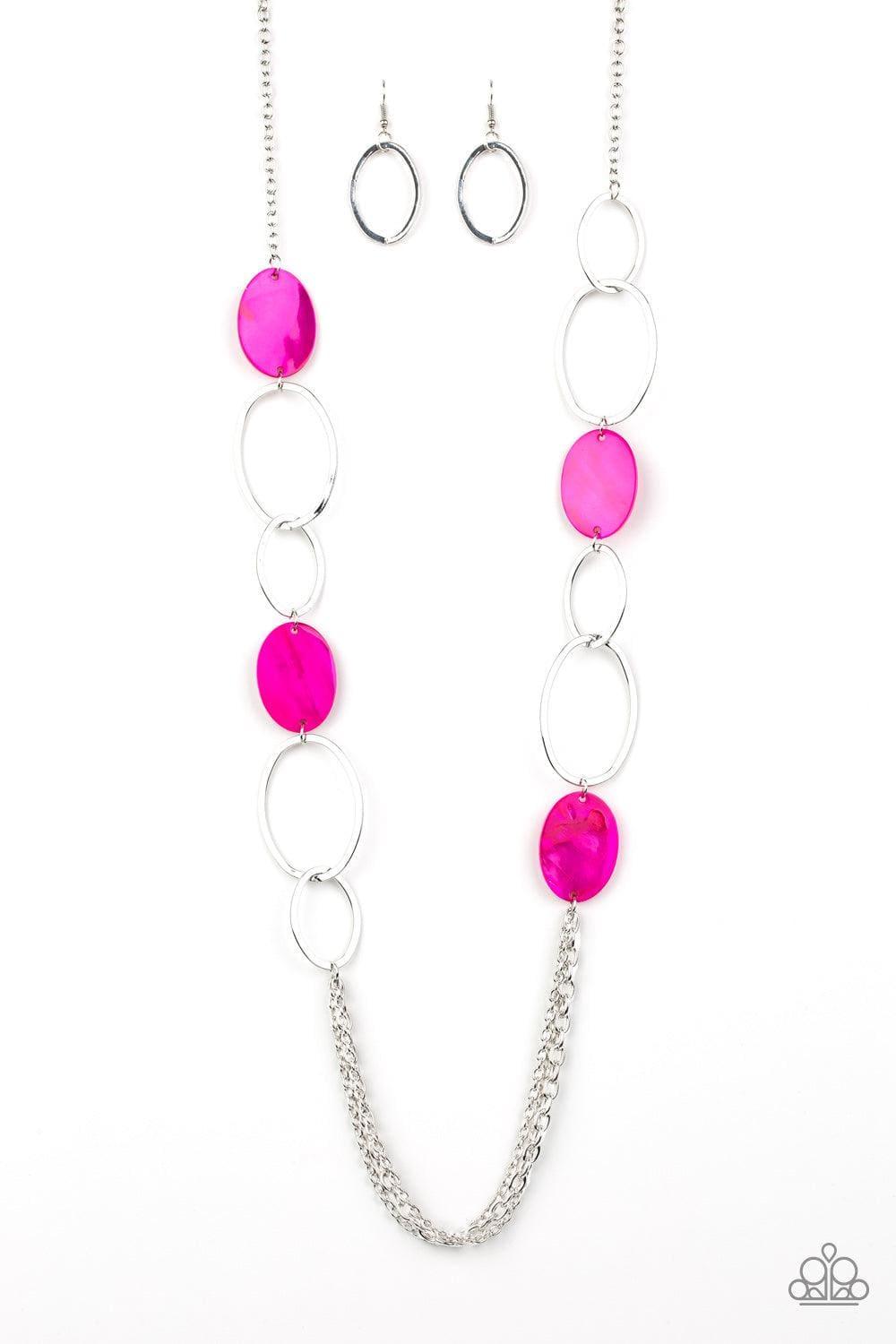 Paparazzi Accessories - Kaleidoscope Coasts - Pink Necklace - Bling by JessieK