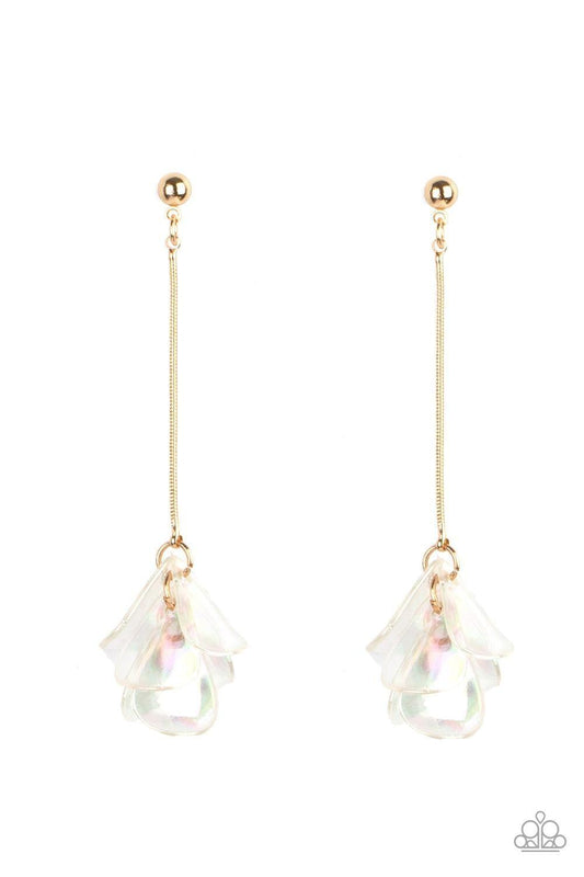 Paparazzi Accessories - Keep Them In Suspense – Gold Earrings - Bling by JessieK