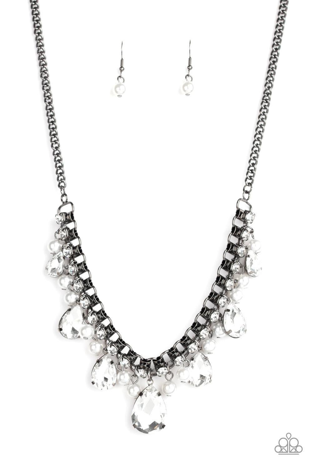 Paparazzi Accessories - Knockout Queen - Black Necklace - Bling by JessieK