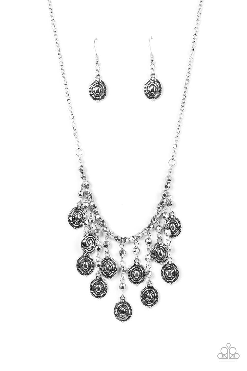 Paparazzi Jewelry Leave It In The Pasture - Silver Necklace – Bling By ...