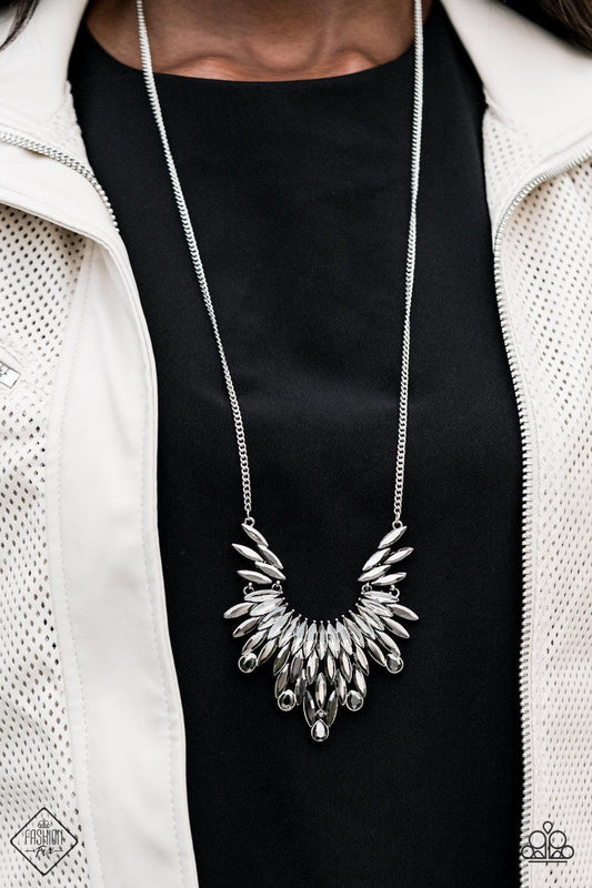 Paparazzi Accessories - Leave It To Luxe - Silver Necklace - Bling by JessieK