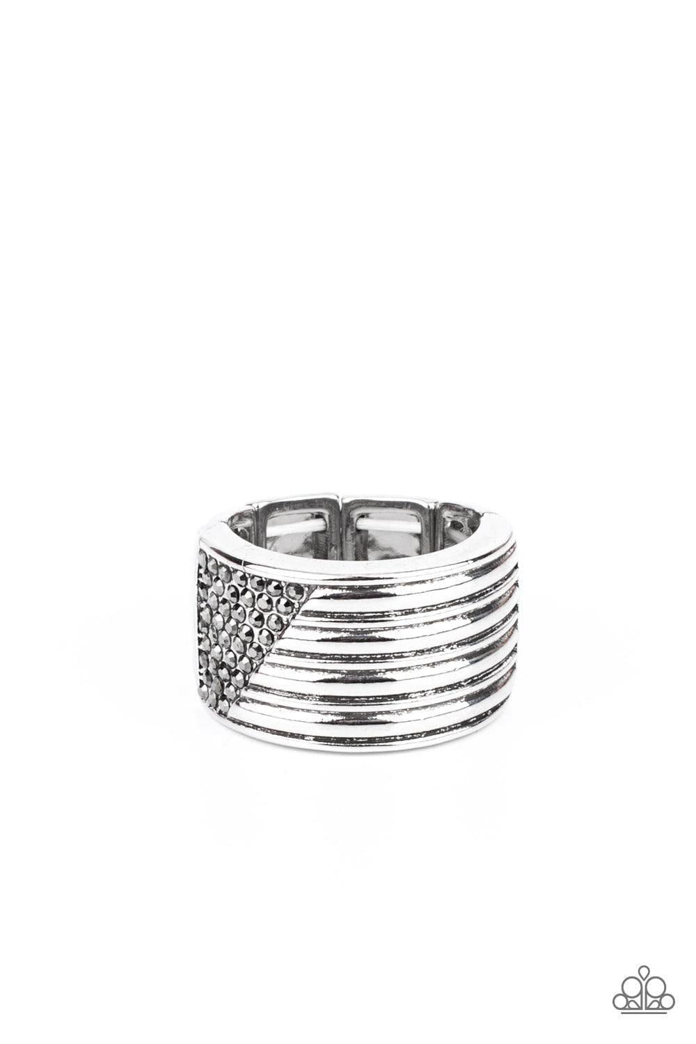 Paparazzi Accessories - Legendary Lineup - Silver Ring - Bling by JessieK