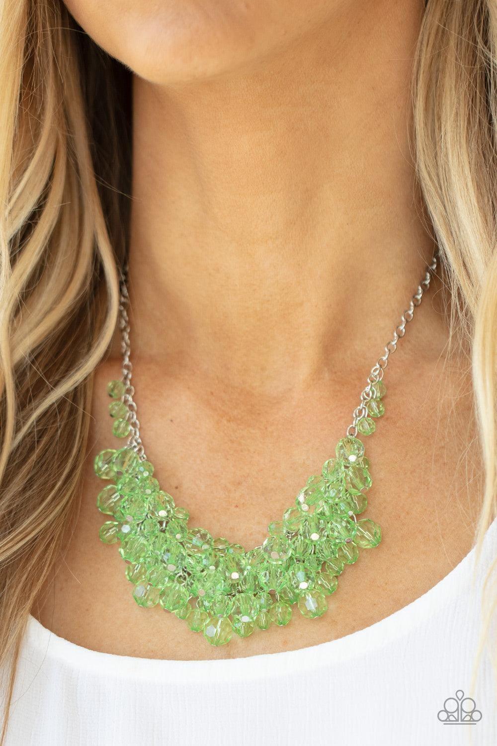 Paparazzi Accessories - Let The Festivities Begin - Green Necklace - Bling by JessieK