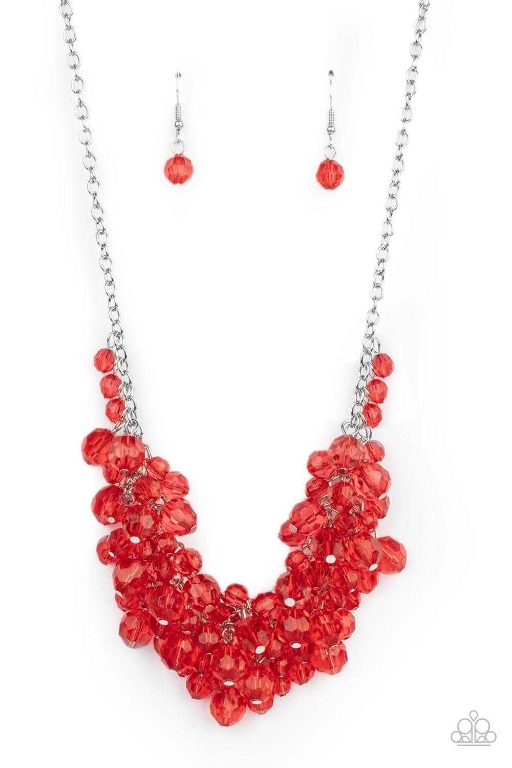 Paparazzi Accessories - Let The Festivities Begin - Red Necklace - Bling by JessieK