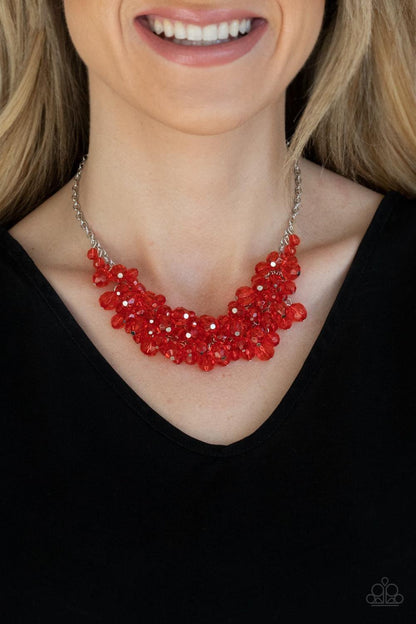 Paparazzi Accessories - Let The Festivities Begin - Red Necklace - Bling by JessieK