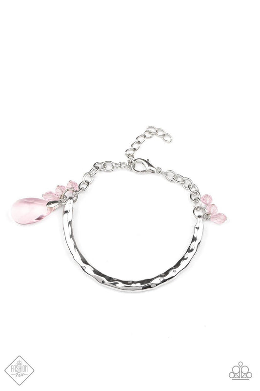 Paparazzi Accessories - Let Yourself Glow - Pink Bracelet - Bling by JessieK