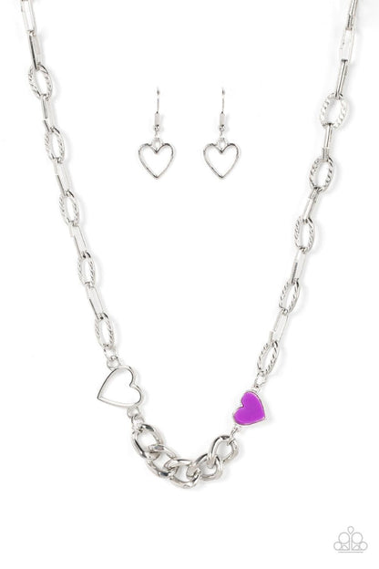 Paparazzi Accessories - Little Charmer - Purple Necklace - Bling by JessieK