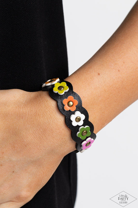 Paparazzi Accessories - Little Miss Sunshine - Multicolor Snap Bracelet - Bling by JessieK