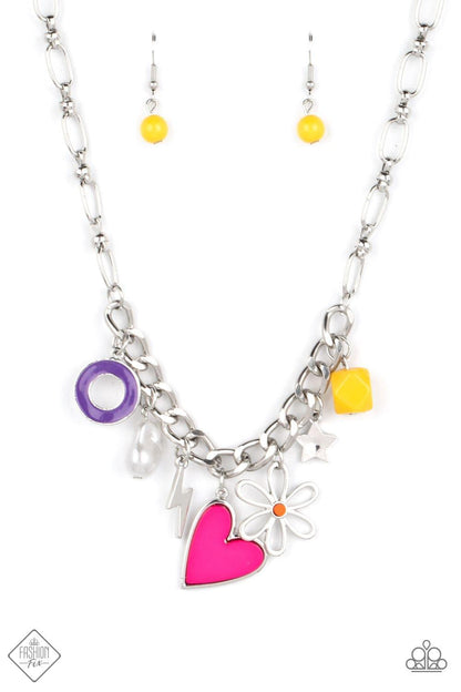 Paparazzi Accessories - Living In Charm-ony - Multicolor Necklace - Bling by JessieK