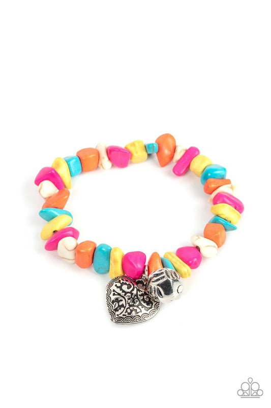 Paparazzi Accessories - Love You To Pieces - Multicolor Bracelet - Bling by JessieK