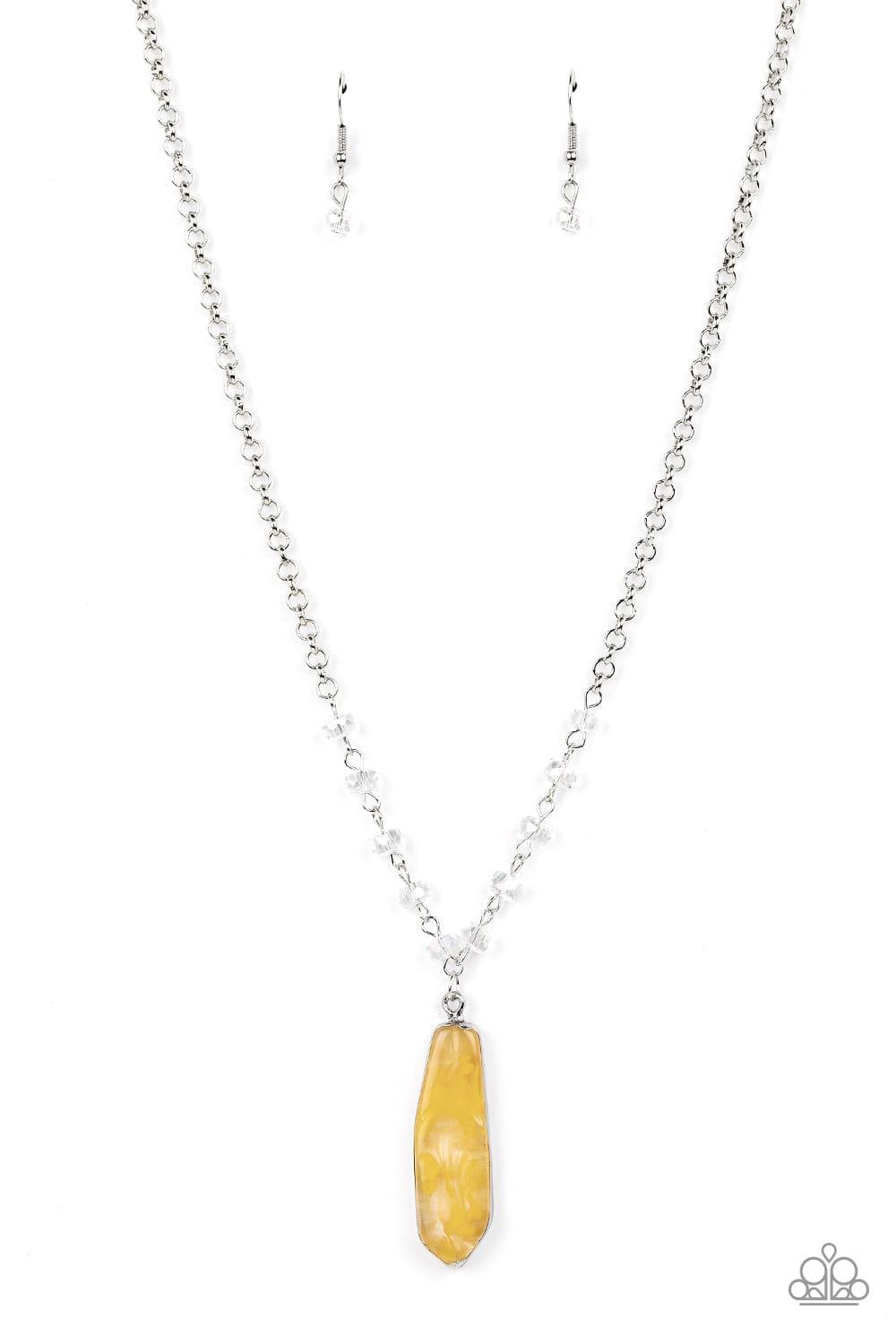 Paparazzi Accessories - Magical Remedy - Yellow Necklace - Bling by JessieK