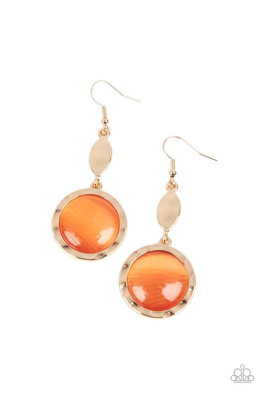 Paparazzi Accessories - Magically Magnificent - Orange Earrings - Bling by JessieK