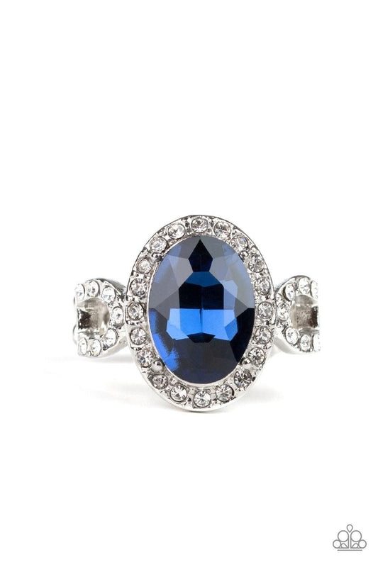 Paparazzi Accessories - Magnificent Majesty - Blue Ring - Bling by JessieK