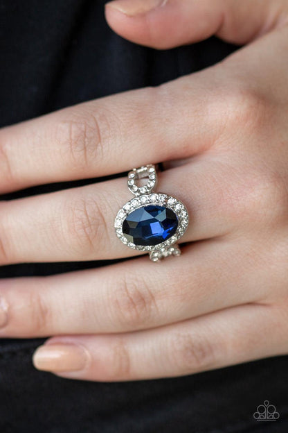 Paparazzi Accessories - Magnificent Majesty - Blue Ring - Bling by JessieK