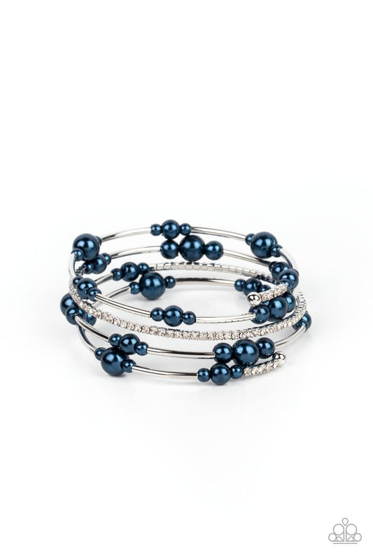 Paparazzi Accessories - Marina Masterpiece - Blue Bracelet - Bling by JessieK