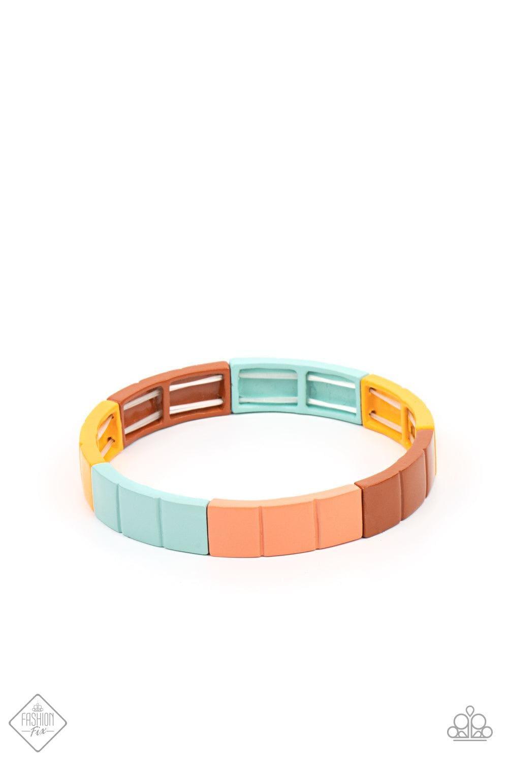 Paparazzi Accessories - Material Movement - Multicolor Bracelet - Bling by JessieK