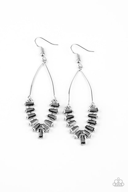 Paparazzi Accessories - Me, Myself, And Ice - Silver Earrings - Bling by JessieK