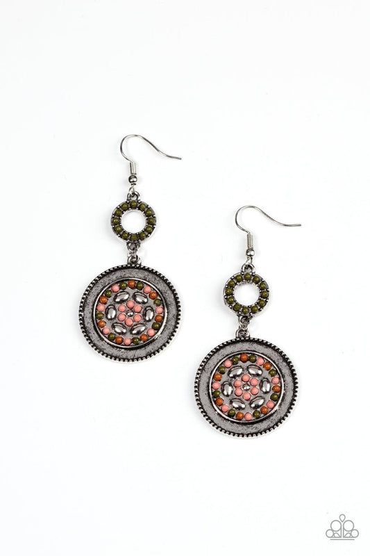 Paparazzi Accessories - Meadow Mantra - Multicolor Earrings - Bling by JessieK