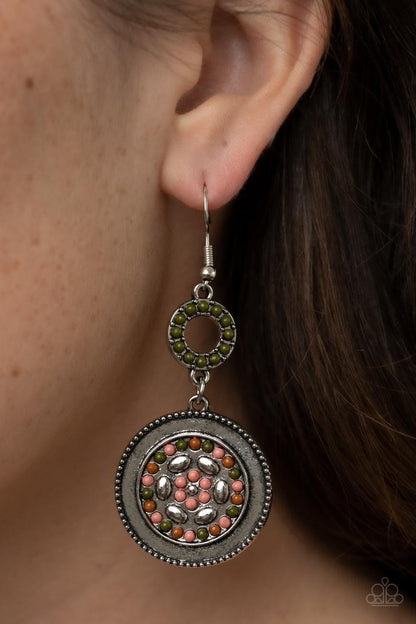 Paparazzi Accessories - Meadow Mantra - Multicolor Earrings - Bling by JessieK
