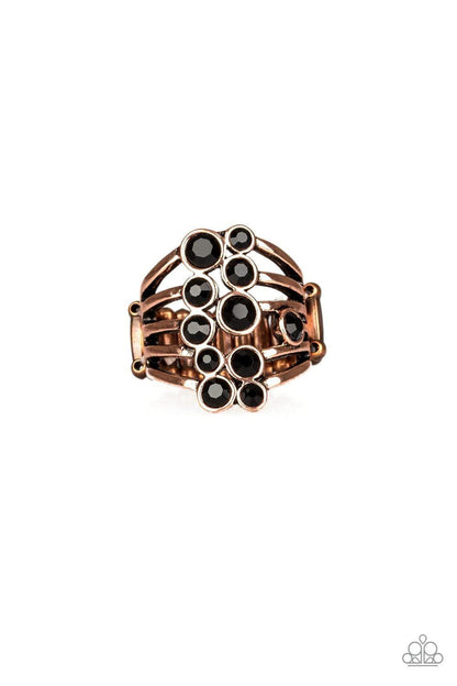 Paparazzi Accessories - Meet In The Middle - Copper Ring - Bling by JessieK