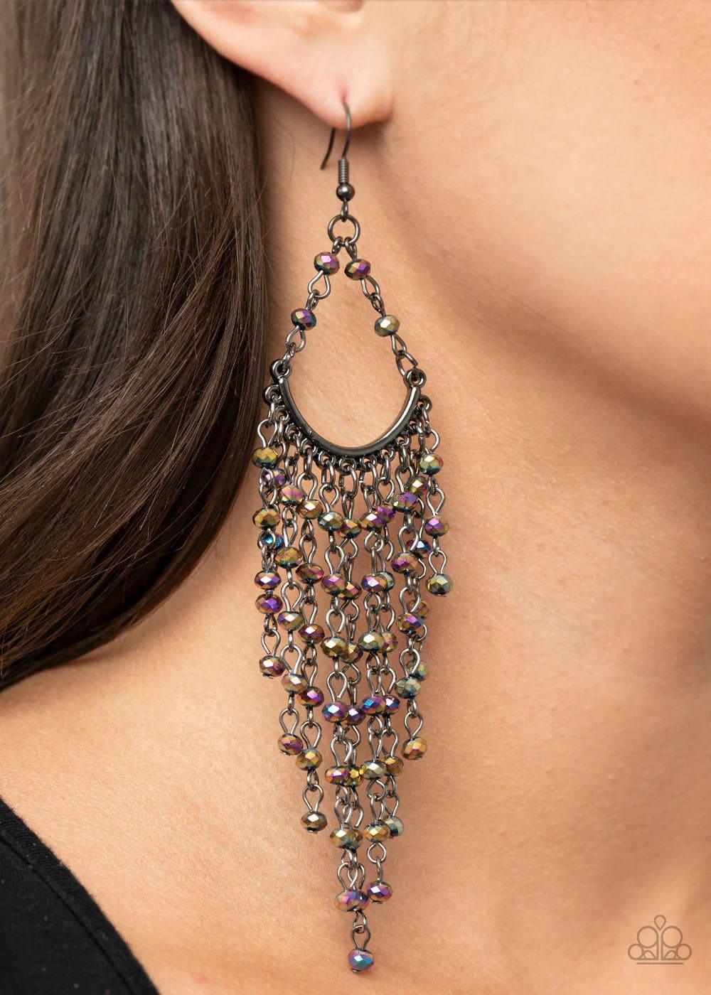Black Gunmetal Jewelry Edgy Glam by Paparazzi Accessories Bling by JessieK