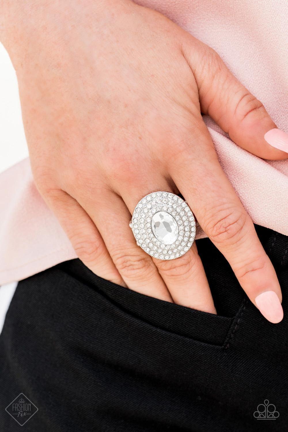 Paparazzi Accessories - Metro Millionaire - Silver Ring - Bling by JessieK