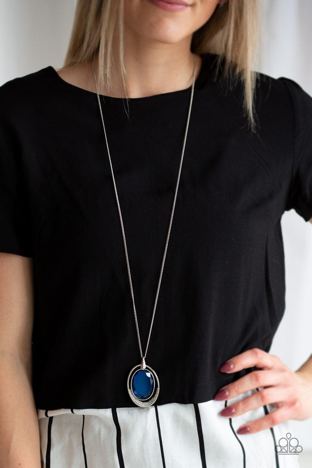 Paparazzi Accessories - Metro Must-have - Blue Necklace - Bling by JessieK