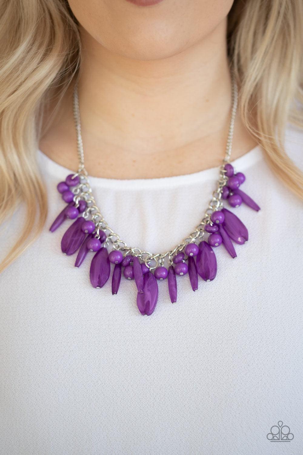 Paparazzi Accessories - Miami Martinis - Purple Necklace - Bling by JessieK