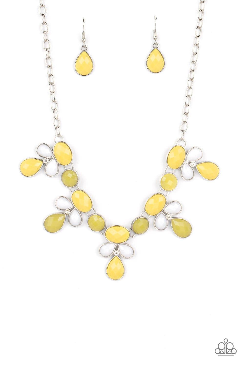Paparazzi Accessories - Midsummer Meadow - Yellow Necklace - Bling by JessieK